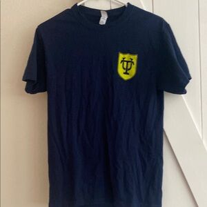 Navy Blue Tulane University T-shirt Short Sleeve Size Small